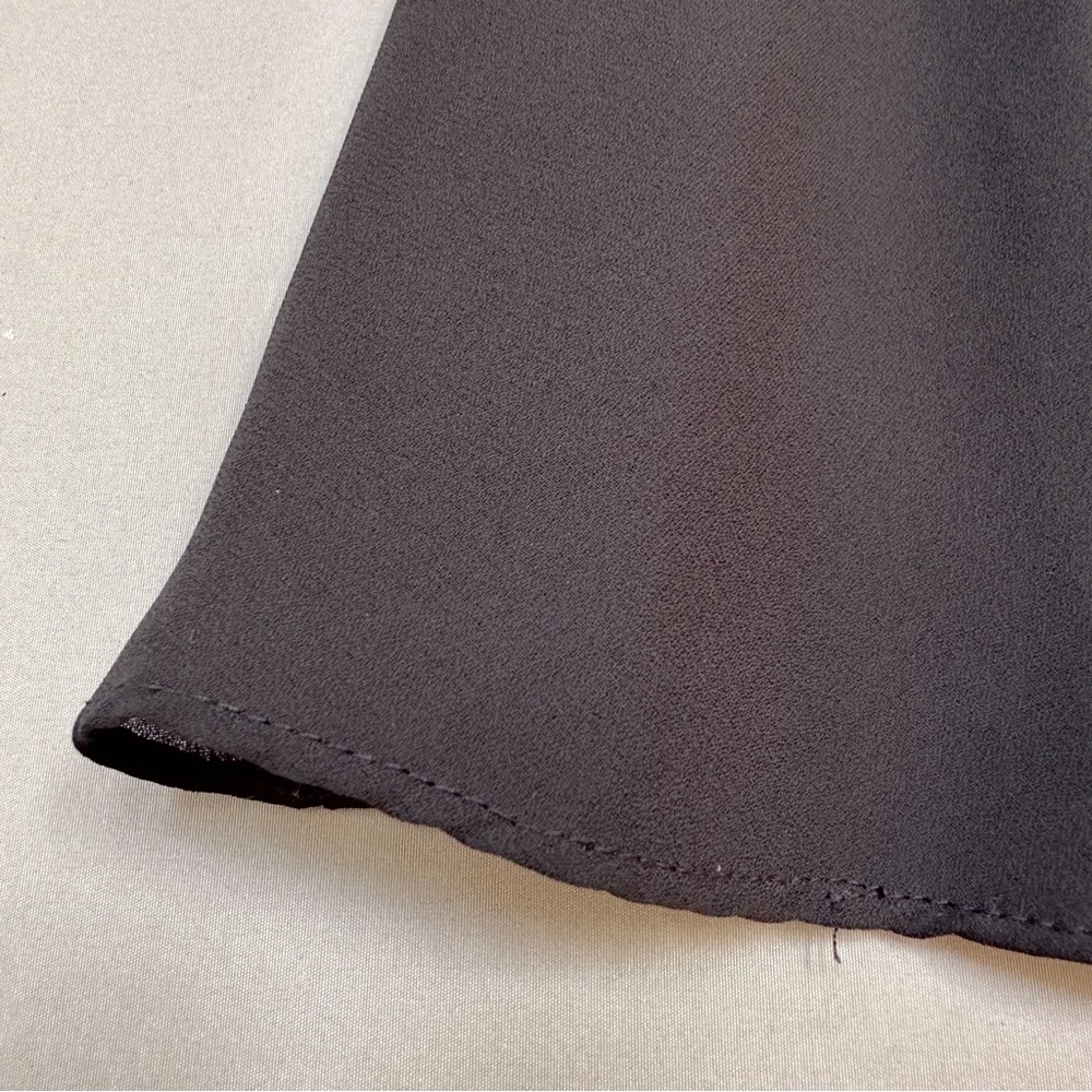 BETSY & ADAM Vintage simple black slip dress, XS. - Picture 2 of 6